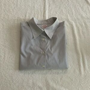 Brooks Brothers Light Blue Pinstripe Dress Shirt